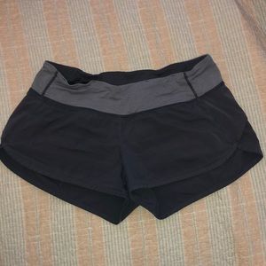 Grey lululemon speed shorts